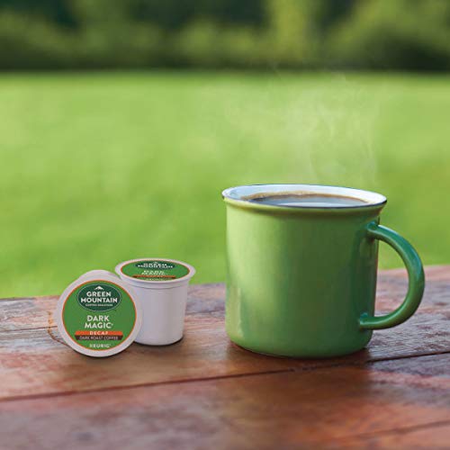 Green Mountain Coffee, Dark Magic Decaf, Single-Serve Keurig K-Cup Pods, Dark Roast, 48 Count (2 Boxes of 24 Pods)