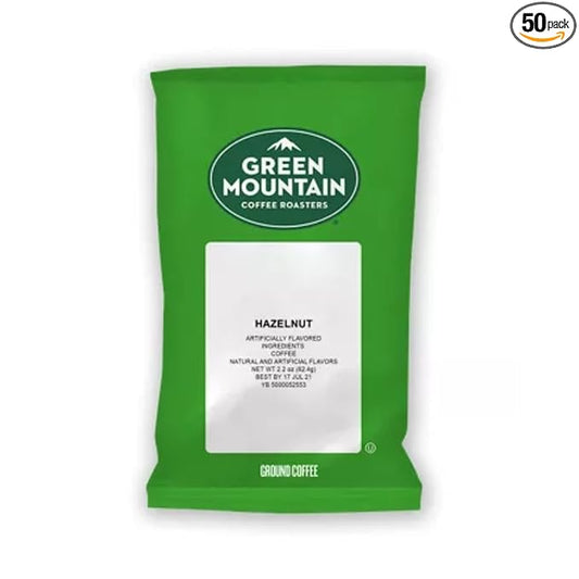 Green Mountain Coffee Roasters Hazelnut, Keurig Fractional Packs, 50 Count, 2.2 oz.