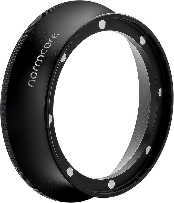 Normcore 54mm Magnetic Dosing Funnel V2 - Espresso Coffee Dosing Ring - 18mm Anodized Aluminum with 8 Neodymium Magnets Fits 54mm Breville Portafilter