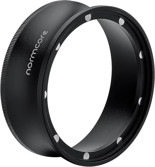 Normcore 58mm Magnetic Dosing Funnel V2, Espresso Coffee Dosing Ring, 28mm Anodized Aluminum with 8 Neodymium Magnets Fits 58mm Breville Portafilter