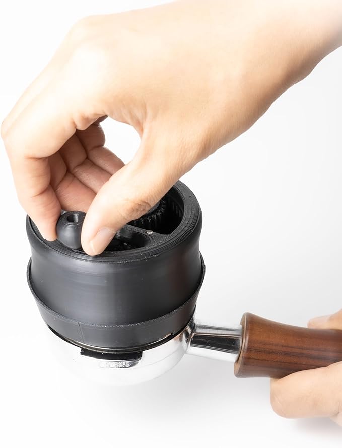 Leverpresso Spirographic WDT Tool - Espresso Coffee Distribution Tool with Adjustable Needles, Funnel & Stand, Precision Stirrer Compatible with 51mm, 54MM & 58MM Portafilter Baskets (58mm)