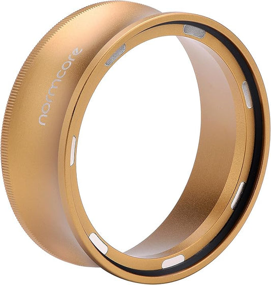 Normcore 54mm Magnetic Dosing Funnel, Espresso Coffee Dosing Ring, 28mm Anodized Aluminum with 6 Neodymium Magnets Fits Breville Sage 54mm Portafilter, Bronze