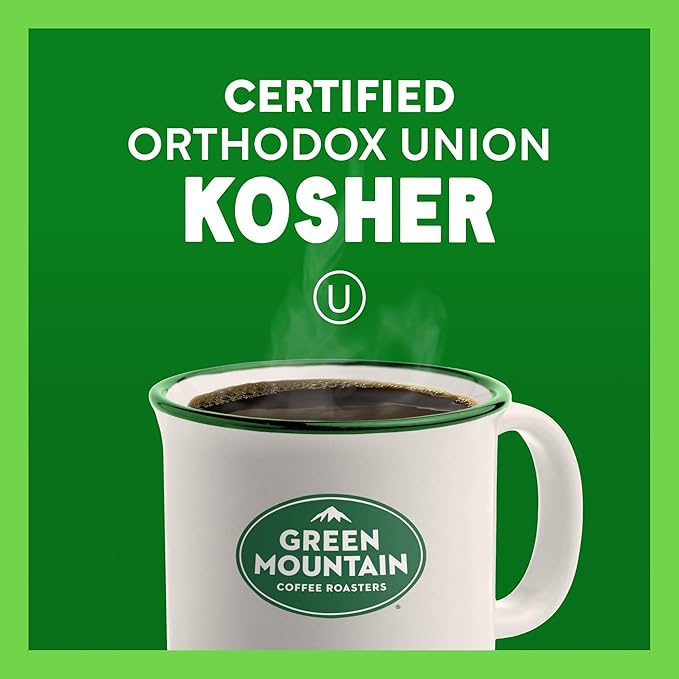 Green Mountain Coffee Roasters Half Caff, Keurig Single Serve K-Cup Pods, Medium Roast Coffee, 60 Count, (6 Packs of 10)