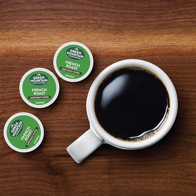 Green Mountain Coffee Roasters French Roast Keurig K-Cup Pods, Dark Roast Coffee, 96 Count
