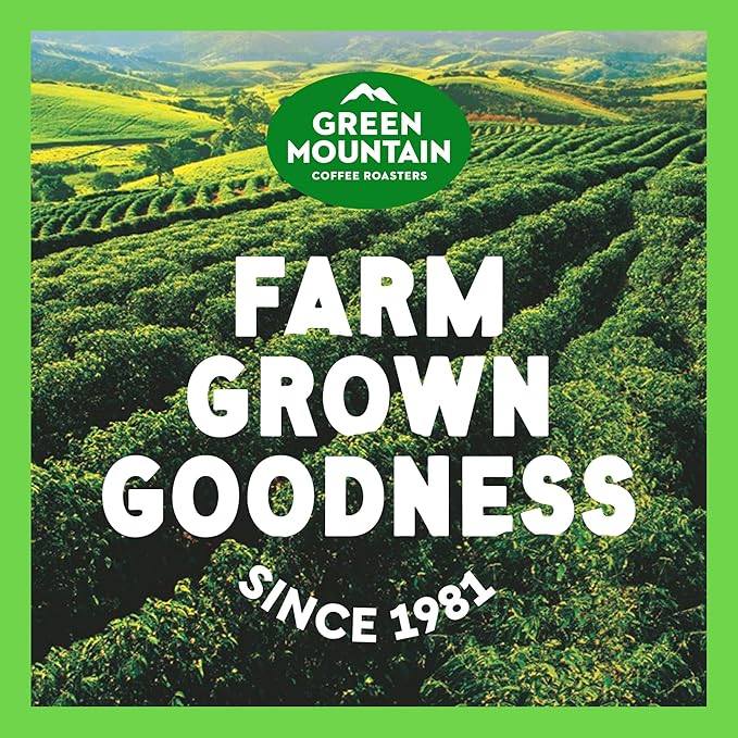 Green Mountain Coffee Roasters Half Caff, Single-Serve Keurig K-Cup Pods, Medium Roast Coffee Pods, 48 Count