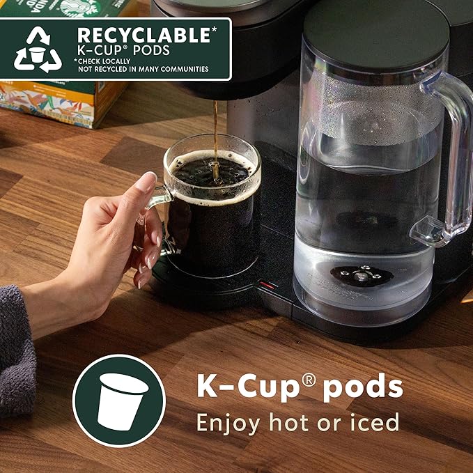 Starbucks K-Cup Coffee Pods, Dark Roast Hot or Iced Coffee, Caffè Verona, 10 Keurig Pods